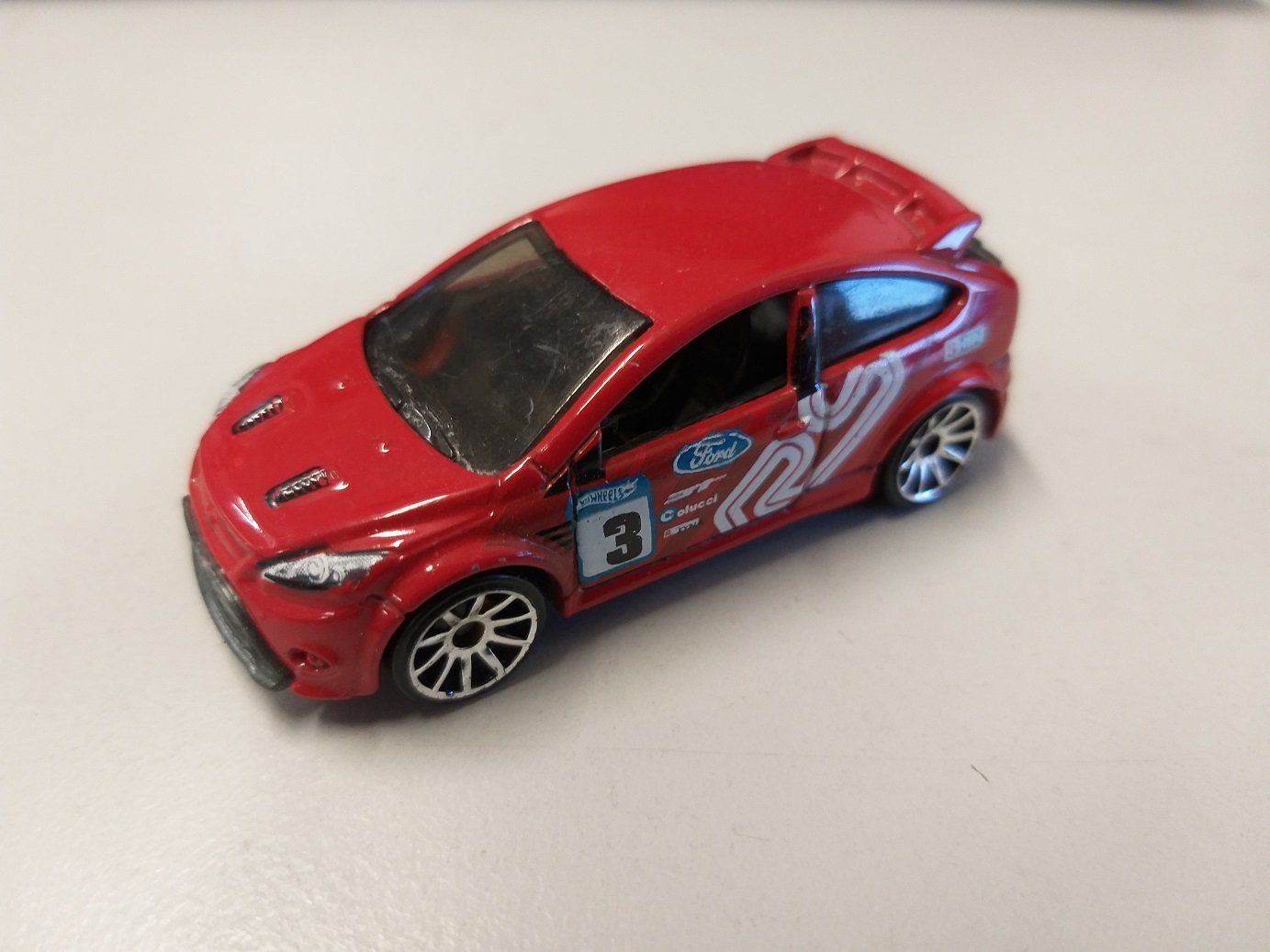 Ford Modellini d'auto: Hot Wheels Ford Focus RS – Usato da Brugg AG venduto da Evilweevil