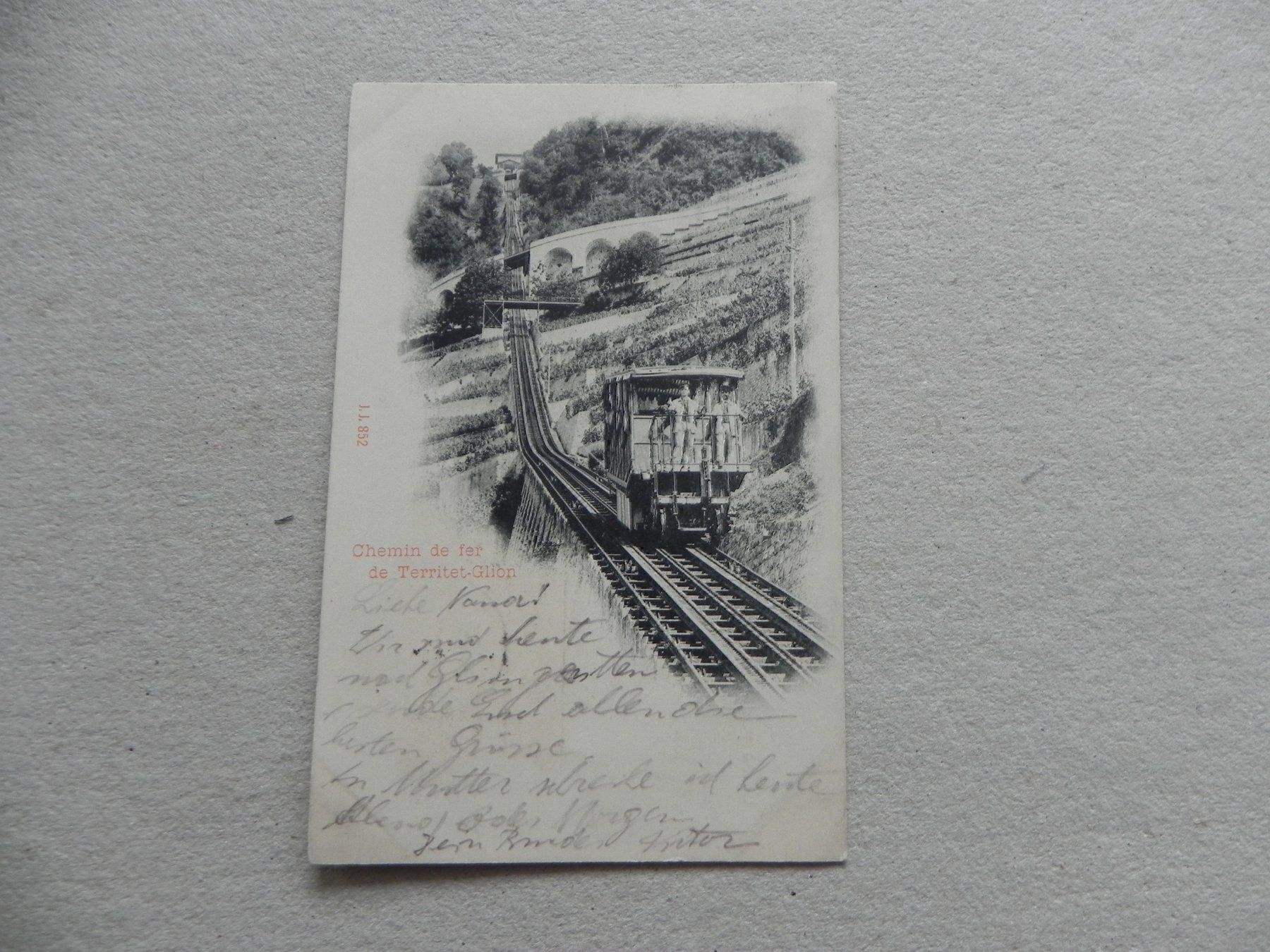Cartes postales: Karte Chemin de Fer Terriet Glion Bahn – D'occasion à Siebnen par krimsie
