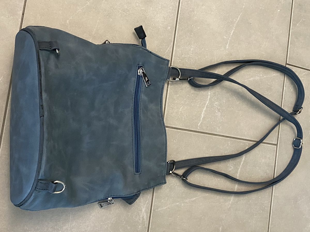 Borse da donna: Blaue Umhängetasche aus Kunstleder – Nuovo (secondo la descrizione) da Hünenberg See venduto da lar_9zjk 3
