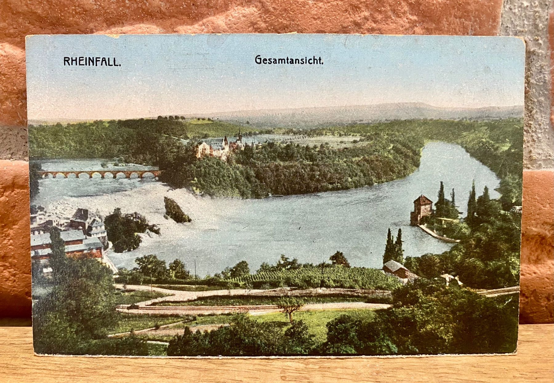 Cartoline postali: 1925 - Rheinfall Gesamtansicht – Usato da Root venduto da ENGLAND-TREASURES