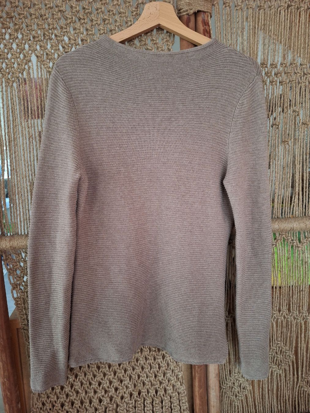 Esprit Maglioni & Felpe: Pullover Esprit hellbraun gerippt / Grösse L – Nuovo (secondo la descrizione) da Buochs venduto da DasBaerchi
