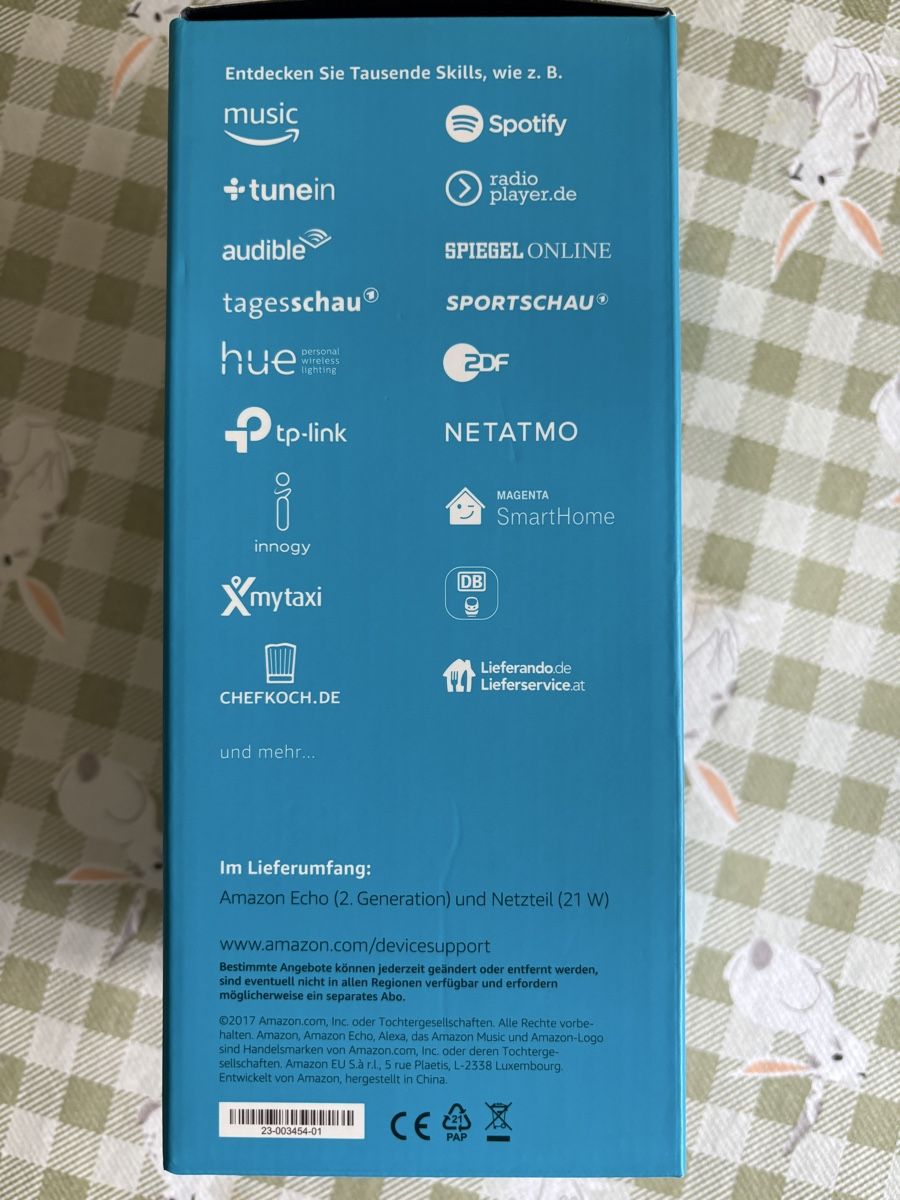 Amazon Haut-parleurs: Amazon Echo (2. Generation), nussbaum – Neuf avec emballage d'origine à Jona par WaJaggi 1