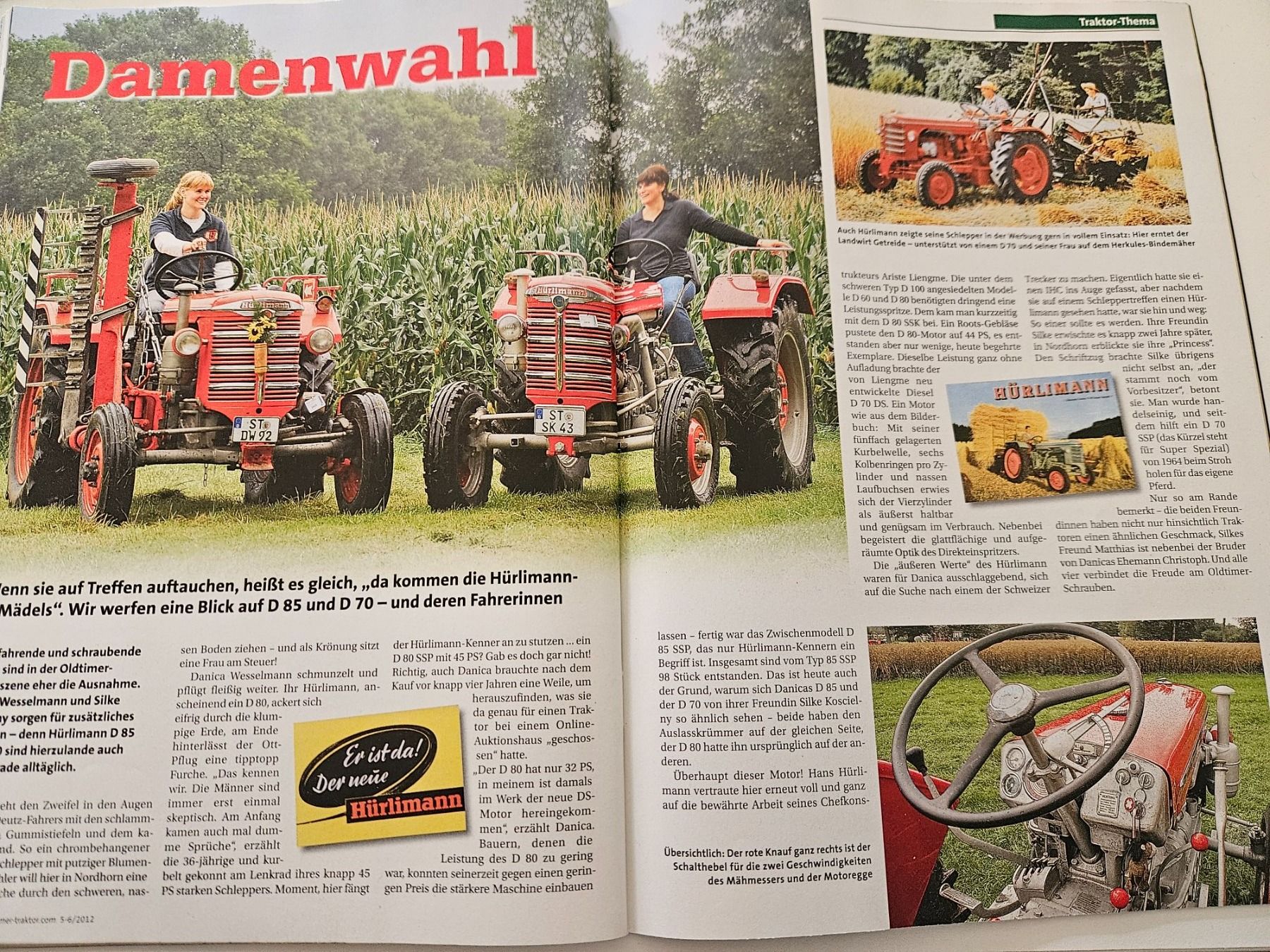Hürlimann Trattori: Oldtimer Traktor 5/12 Eicher 3145 Hürlimann D 85 D 70 xa – Usato da Flawil venduto da sr1_f6st 3