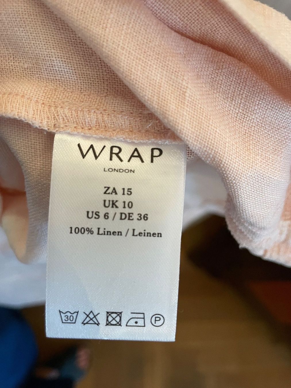 Vestiti: Neuwertig Hemdkleid Leinen apricot, 36 – Usato da Basel venduto da non_vn79 3