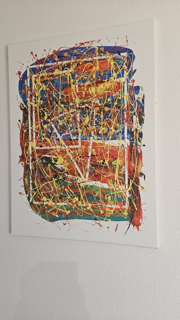 Gemälde: Tableau abstrait unique, œuvre d'art originale! – Neu (gemäss Beschreibung) aus Le Locle von fab_c9hh 1