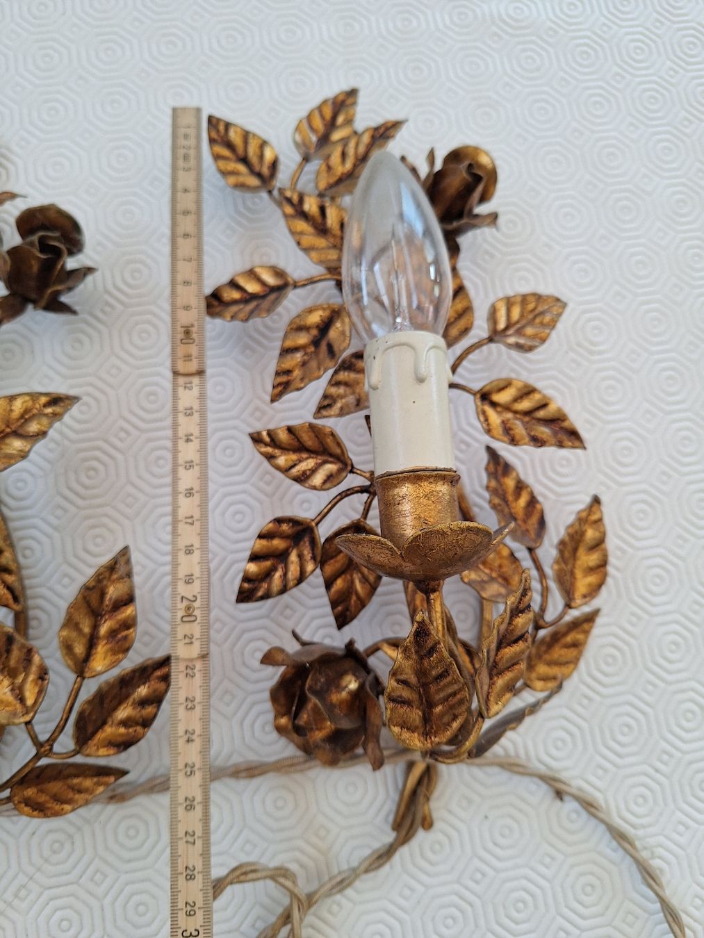 Lampade: 2 Wandleuchten, massiv – Usato da Vilters venduto da Fleiflomi 2