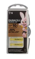 Duracell Hörgerätebatterien 10 / PR70 | 6 Stück | NEU & OVP!
