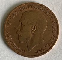 British Münze - One Penny 1921 / König George V