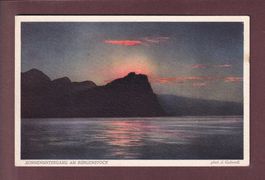 Sonnenuntergang am BÜRGENSTOCK - 1923