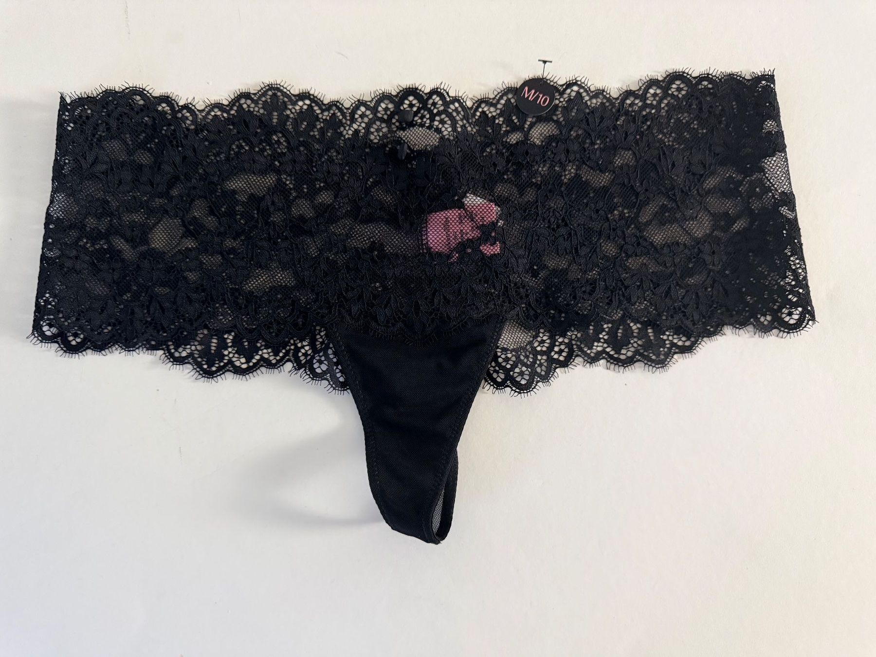 Hunkemöller Altra biancheria intima: HUNKEMÖLLER, String, Grösse M, Farbe Schwarz – Nuovo e nell'imballaggio originale da Rudolfstetten venduto da gst_g7xl