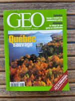 GEO Magazine N° 260, Octobre 2000 - Québec sauvage