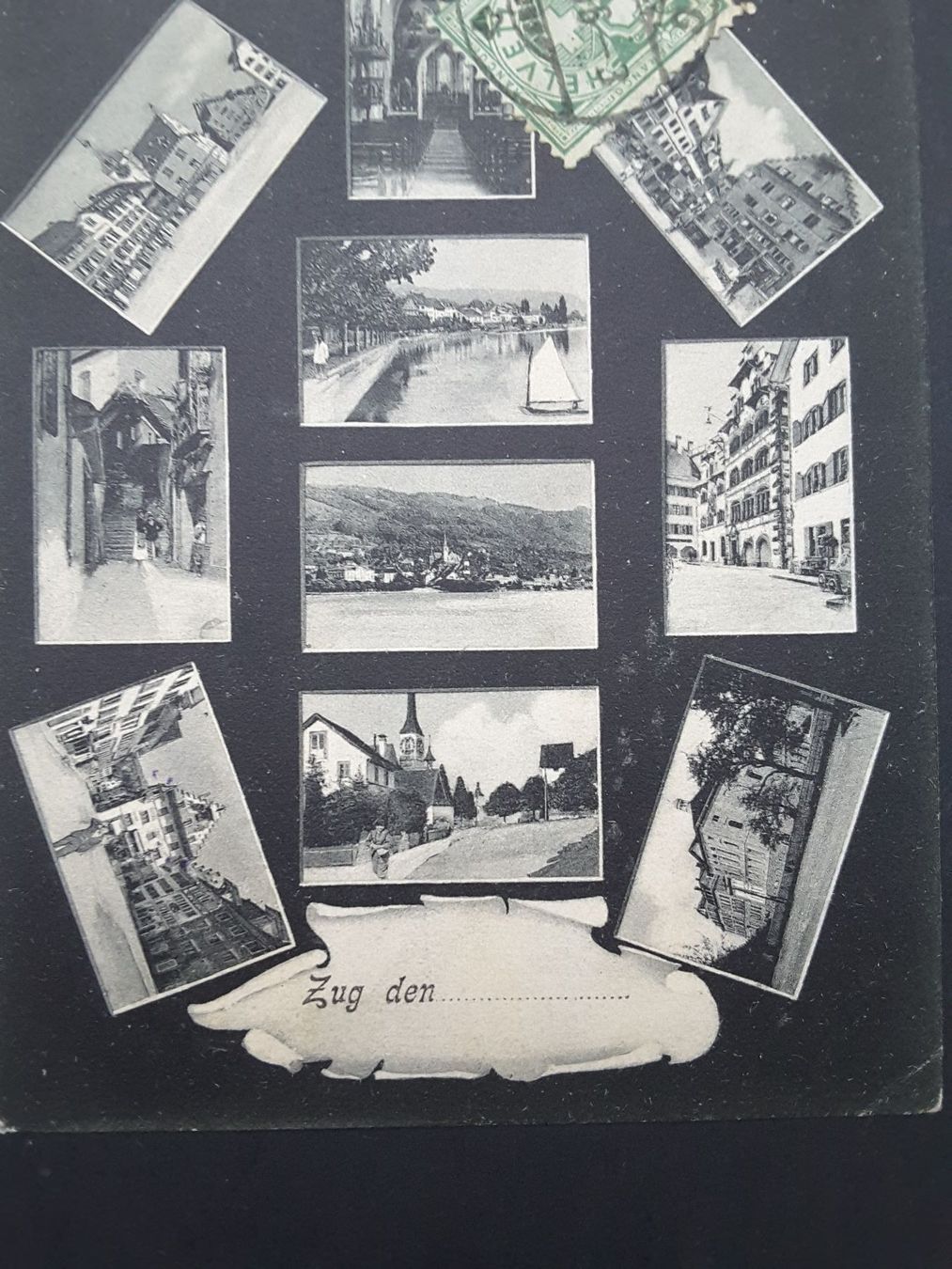Cartoline postali: AK Zug , Mehrbild 1906 – Usato da Reichenburg venduto da Pipo-67 2