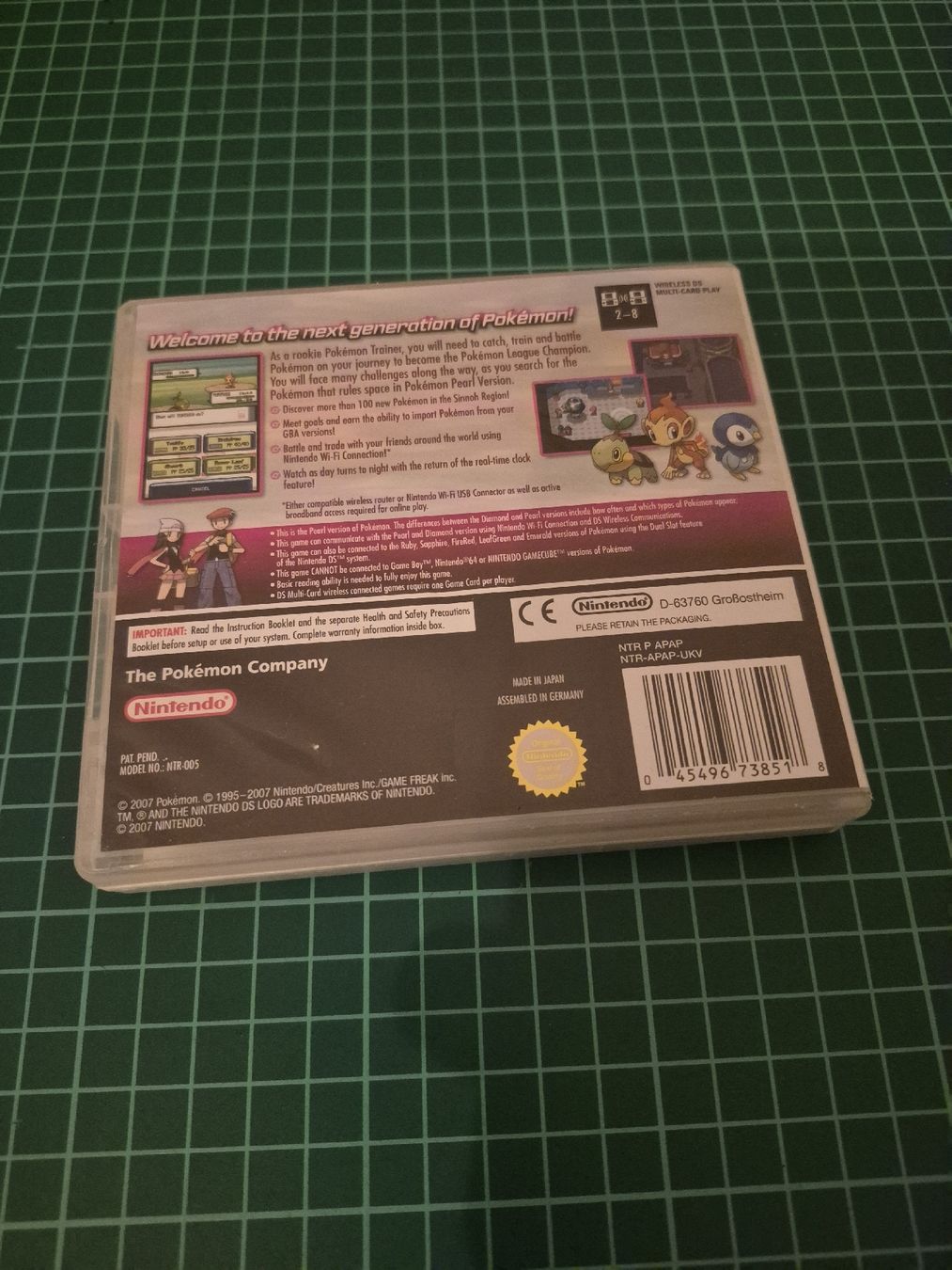 Nintendo Giochi: Pokemon Pearl Version - Nintendo DS - Complete Game!  NDS – Usato da Meyrin venduto da Retro-GZ 5