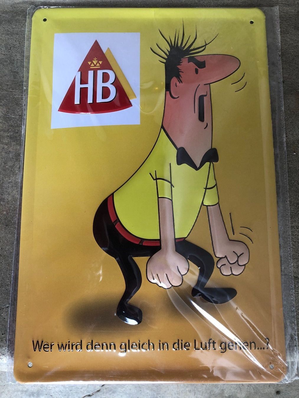 Insegne: Hb Zigaretten werbung classic – Nuovo e nell'imballaggio originale da Reinach AG venduto da rares75