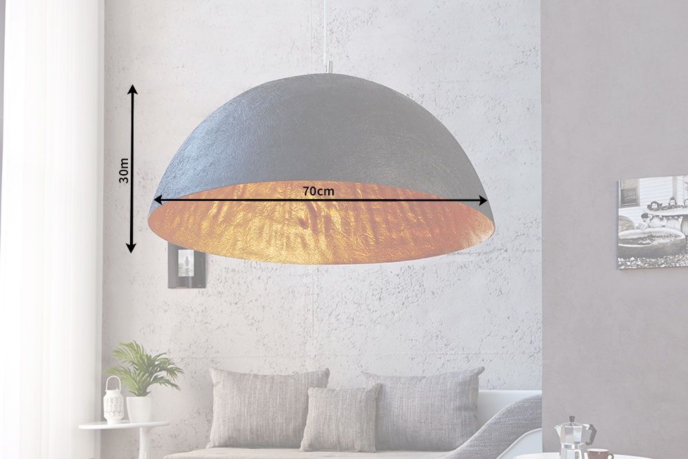 Lampes: Extra grosse Pendelleucht Schwarz/Gold – Neuf avec emballage d'origine à Lutzenberg par cha_7lmy 6