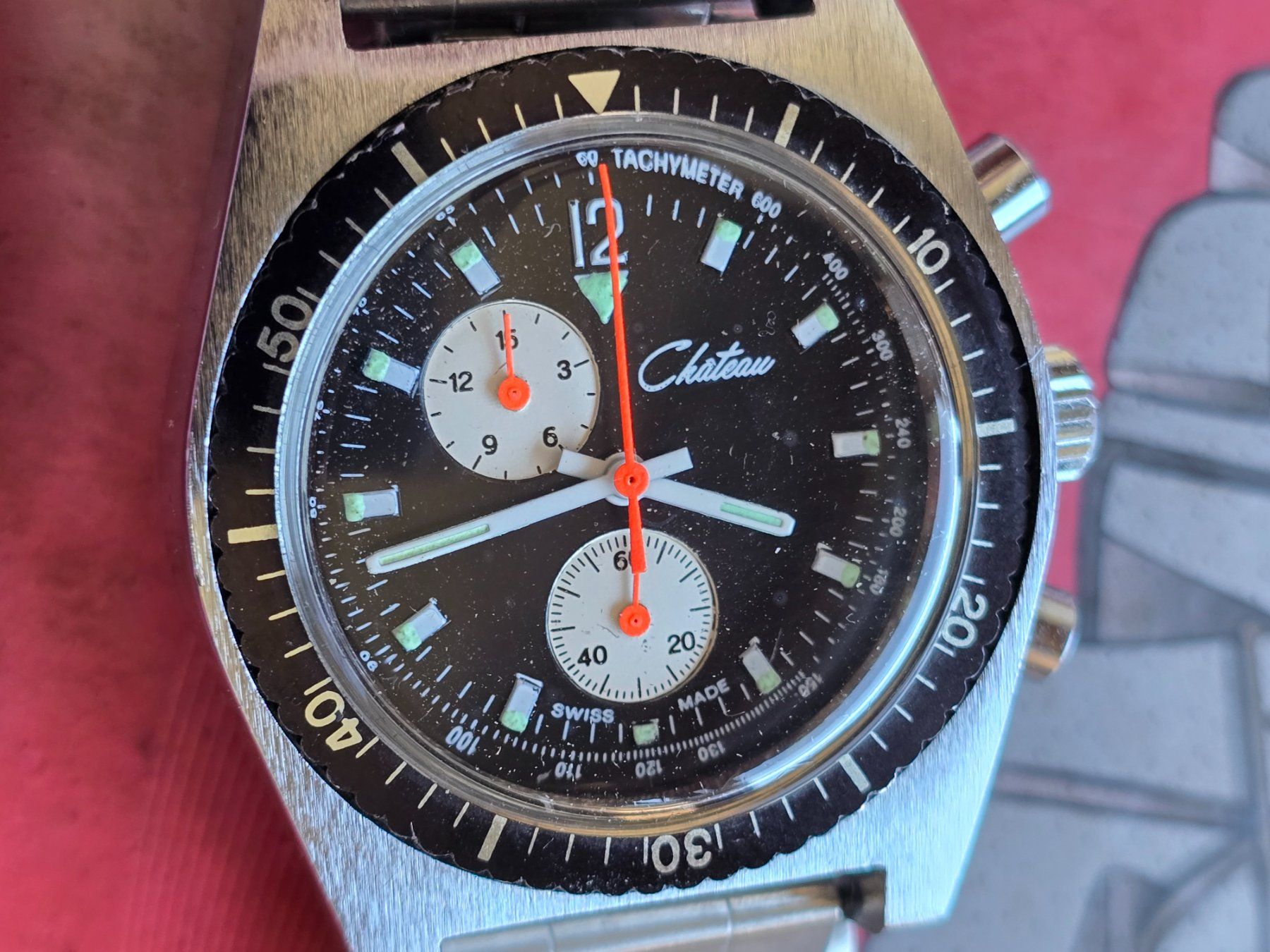 Tissot Orologi: 213 Chateau Chronograph Cal EB 8420 wunderschoen – Usato da Muri AG venduto da Corredor 2