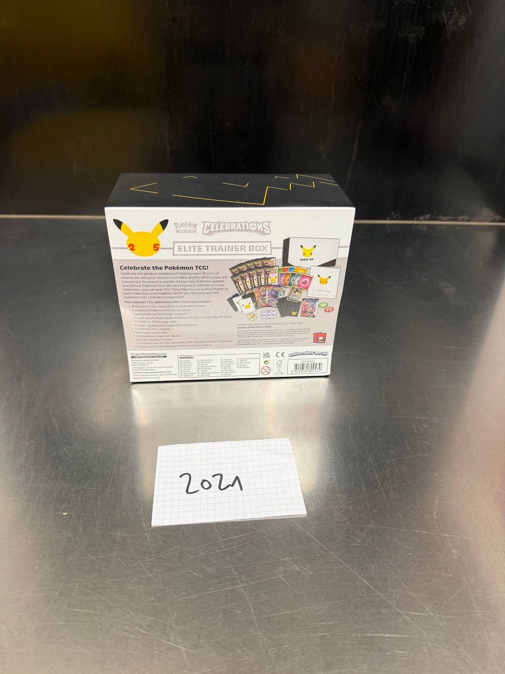 Pokémon Carte collezionabili: POKEMON-TOP TRAINER-CELEBRATIONS-2021 – Nuovo e nell'imballaggio originale da Frick venduto da RC2367 1