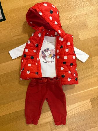 Kleiderpaket, Gr. 74/80, Rot Baby set
