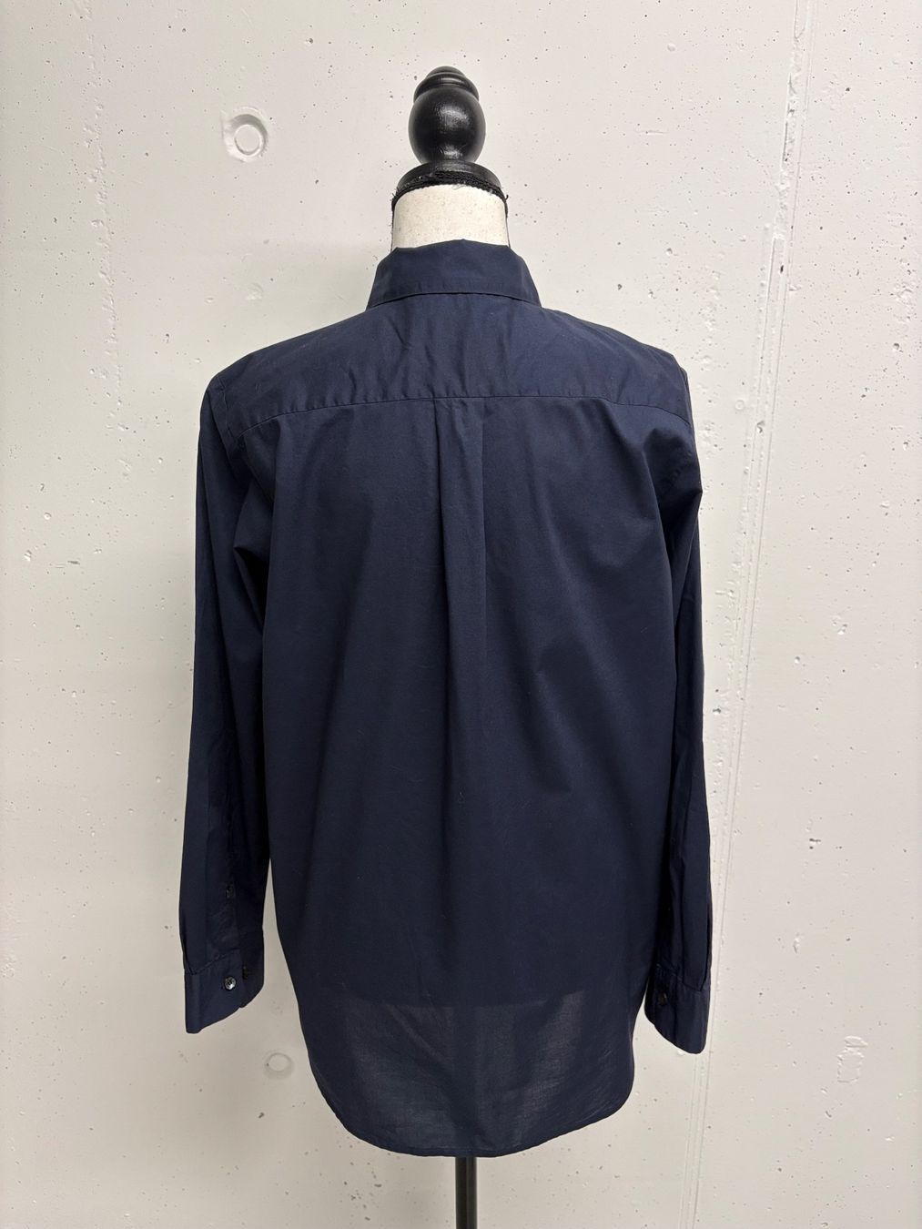 Camicette: Seidensticker Bluse dunkelblau Gr. 36 Baumwolle – Nuovo (secondo la descrizione) da Regensdorf venduto da secondchancefashion 4