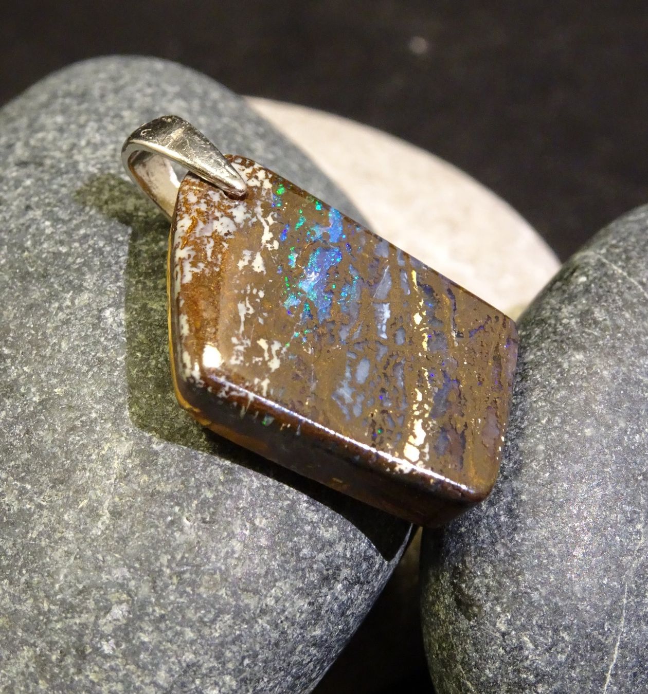 Ciondoli: Anhänger Boulder Opal. – Nuovo (secondo la descrizione) da Niederbüren venduto da Raphael014 3