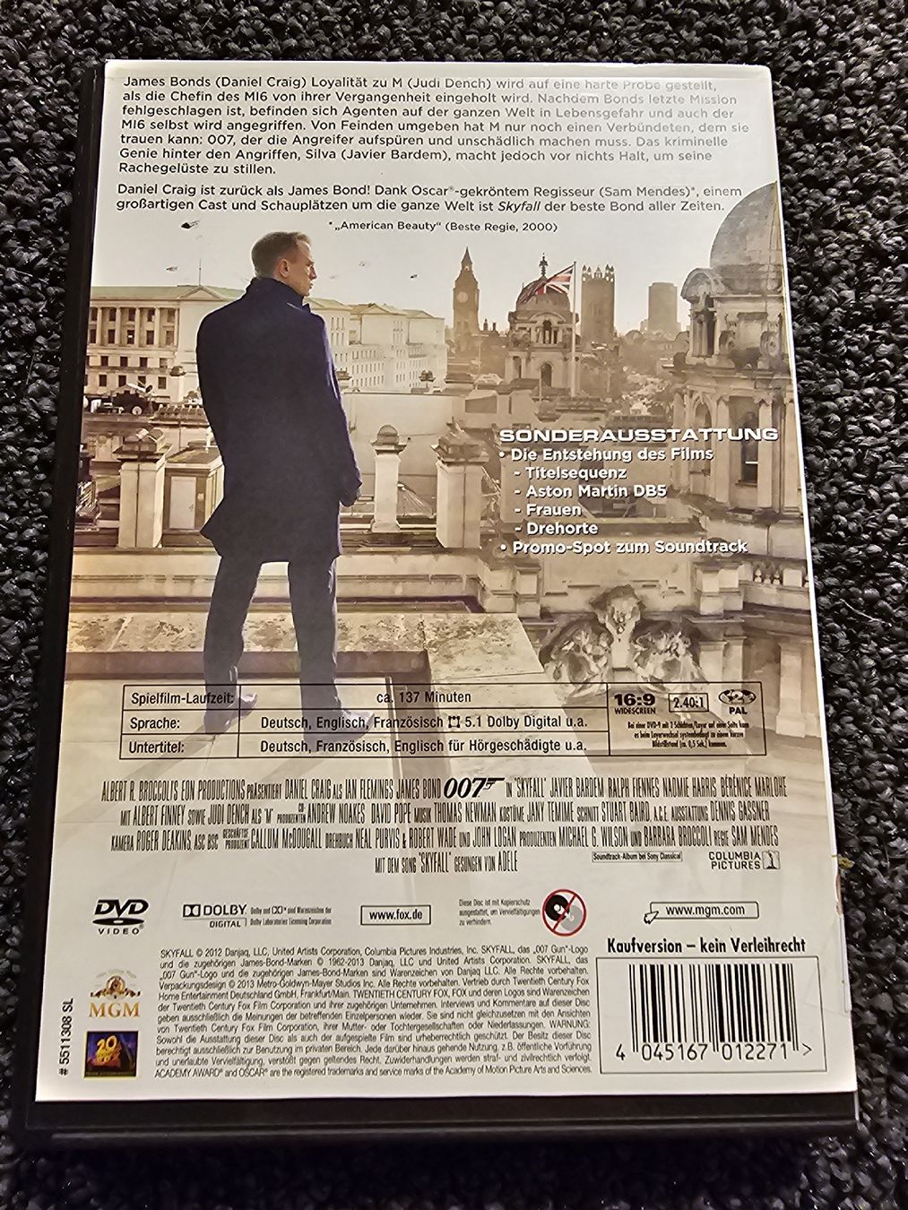 Tutti i DVDs: James Bond 007 - Skyfall DVD (19251) – Usato da Ruswil venduto da jan_bxl5 1