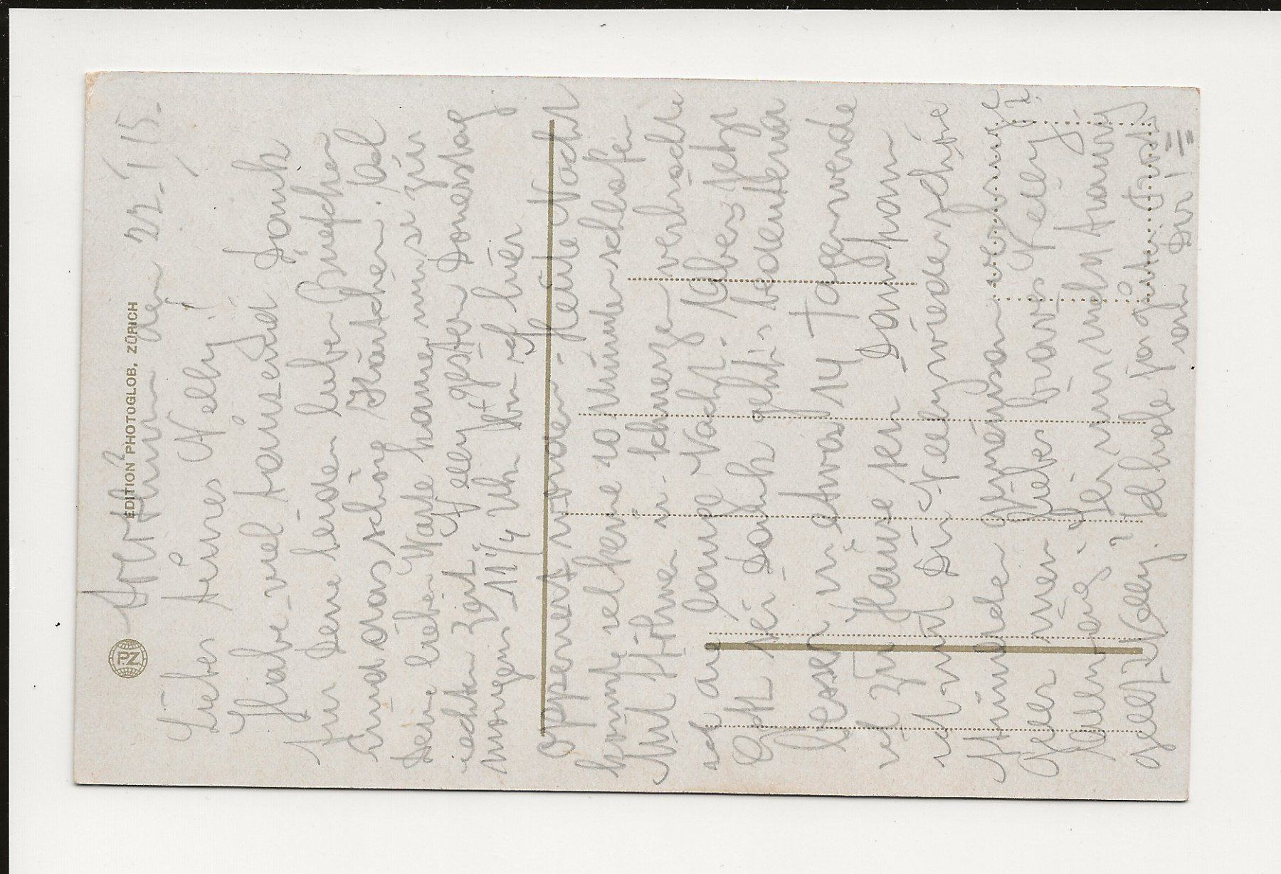 Cartoline postali: AK 1915  Solothurn Stadtansicht – Usato da Greifensee venduto da 315WDO 1