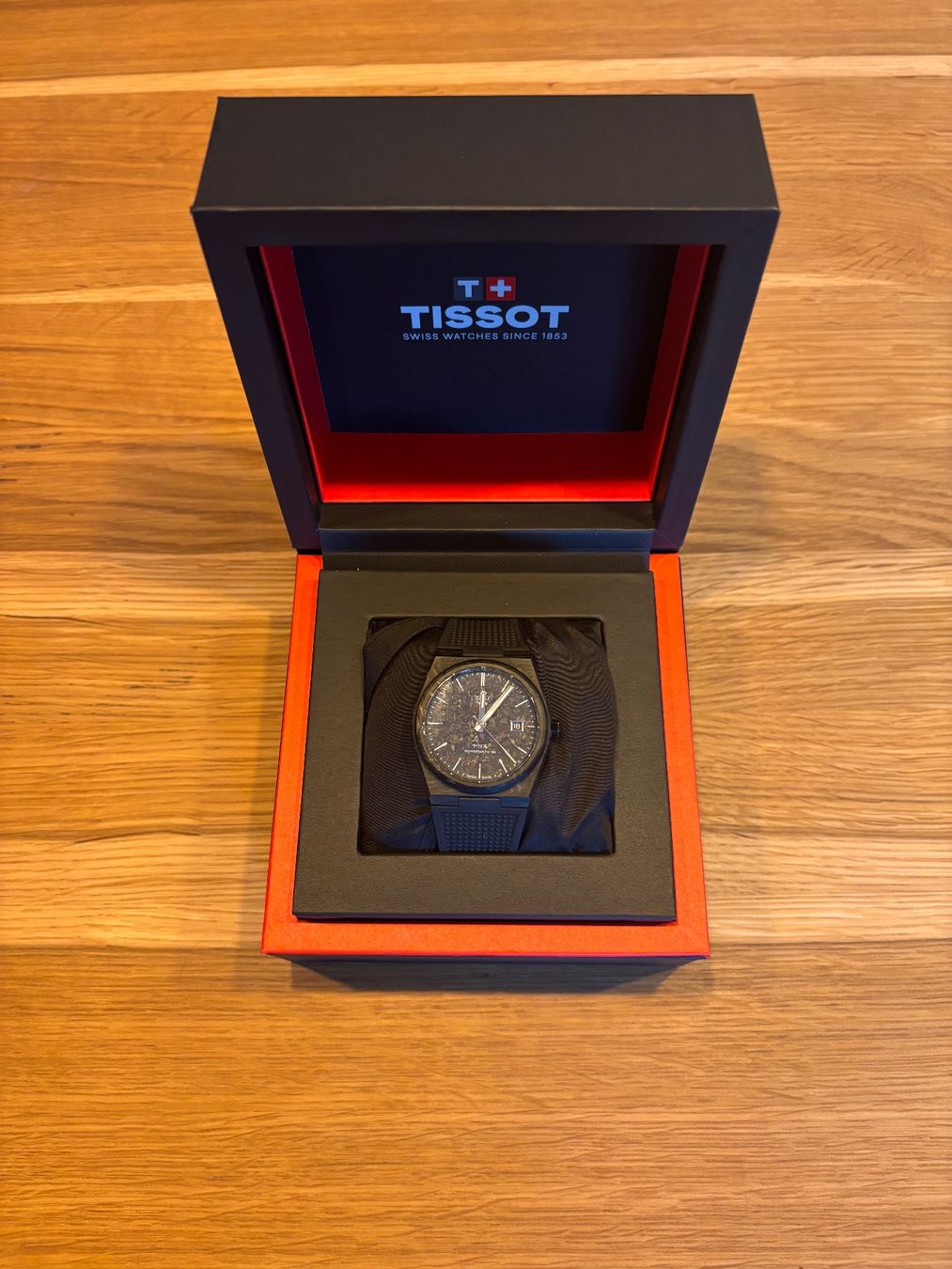 Tissot Uhren: TISSOT PRX CARBON 40.5MM – Neu und originalverpackt aus St. Gallen von seemania