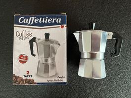 Cafetière italienne moka 2 tasses - Neuve