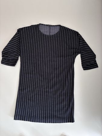 Sisley Striped Dress, Size M - Classic Style for Autumn!