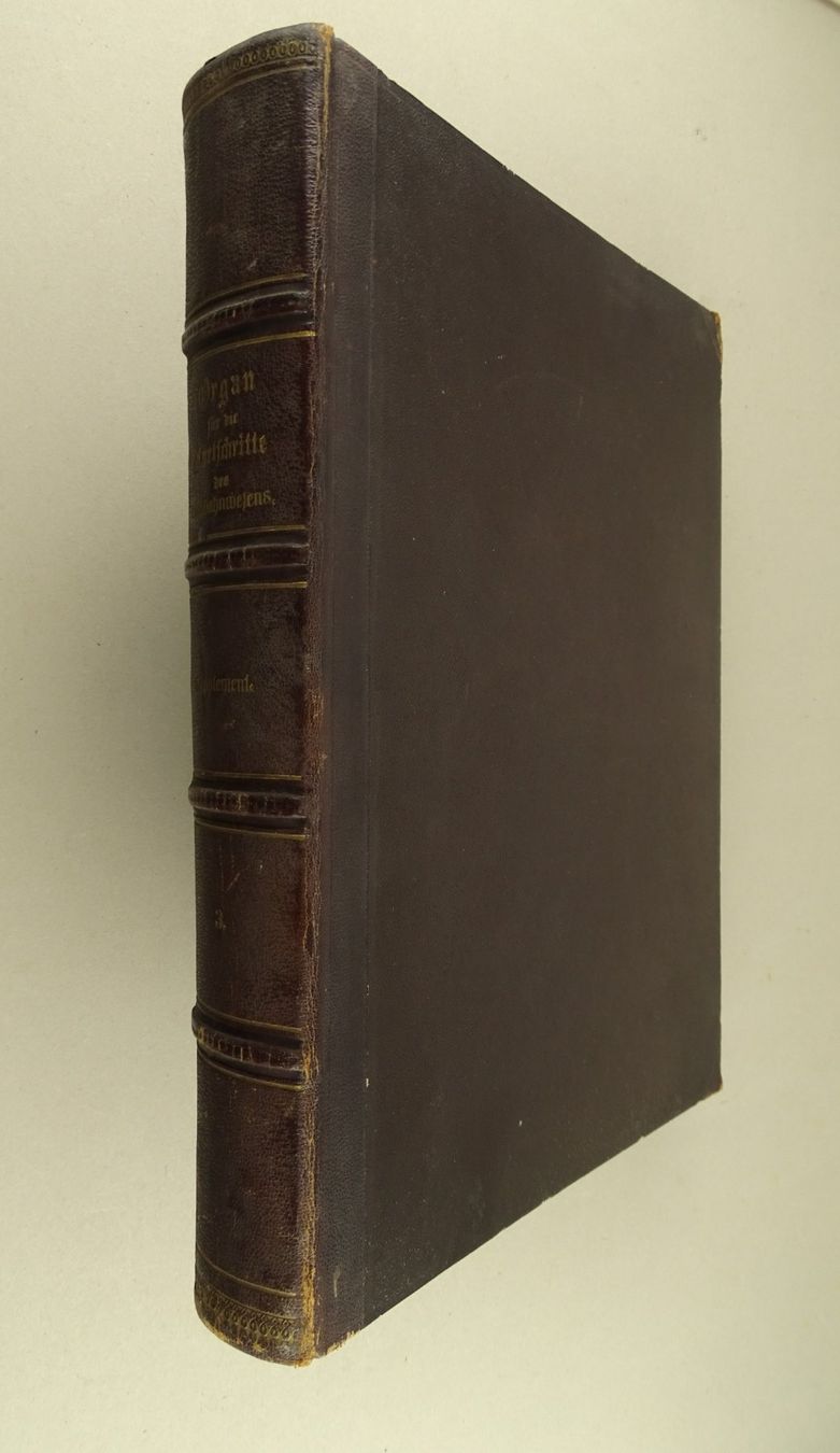 Libri: FORTSCHRITTE DES EISENBAHNWESENS 1869 – Usato da Grüningen venduto da Kartensammler 1