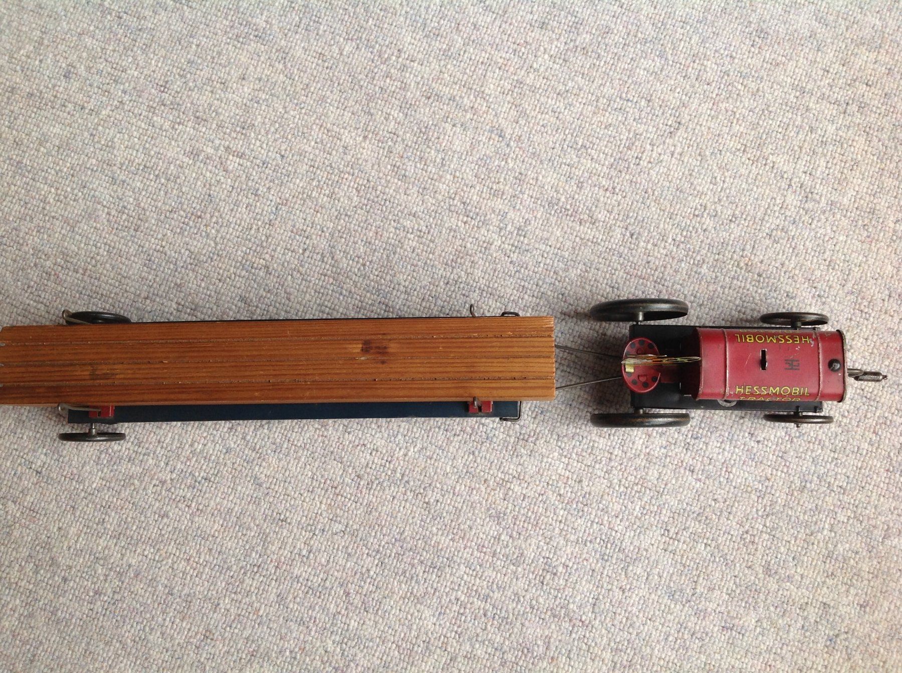 Traktoren: Hessmobil ,Traktor mit Langholzanhänger , 1920/30er Jahre – Gebraucht aus Seuzach von Jage 6