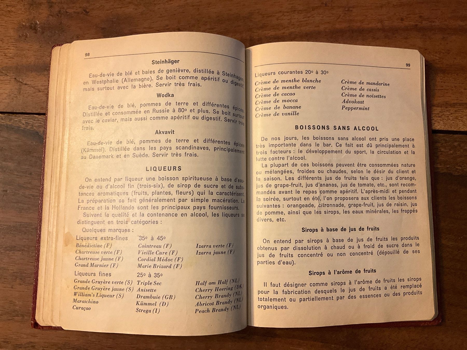 Bücher: Aide-mémoire du sommelier, édition 1970, RARE – Gebraucht aus Avenches von Lactobacille 5