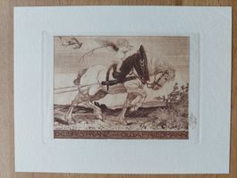 Exlibris Alfred Soder - Original Radierung mit Remarque 1911