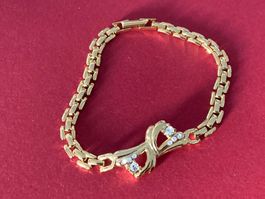 Armband Masche vergoldet