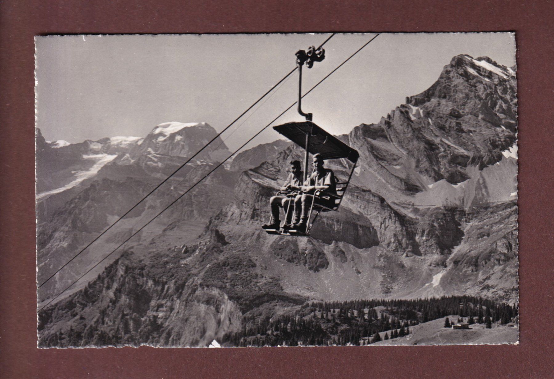 Ansichtskarten: BRAUNWALD - Sesselbahn Gumen – Gebraucht aus Pully von nicecards-shop