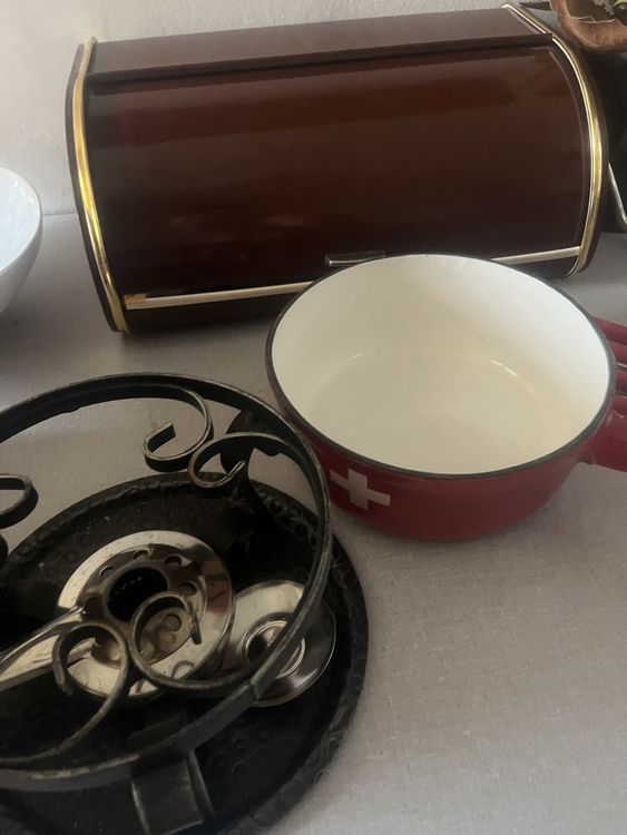 Käsefondue-Set mit Rechaud 6 Personen | Kaufen auf Ricardo