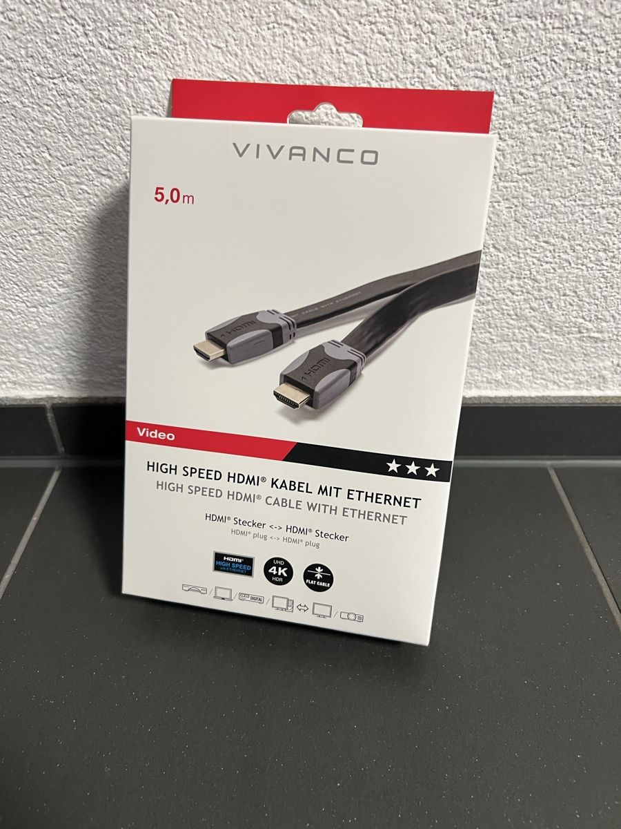 Cavi: Vivanco HDMI Kabel 5M – Nuovo e nell'imballaggio originale da Holziken venduto da 181281 1