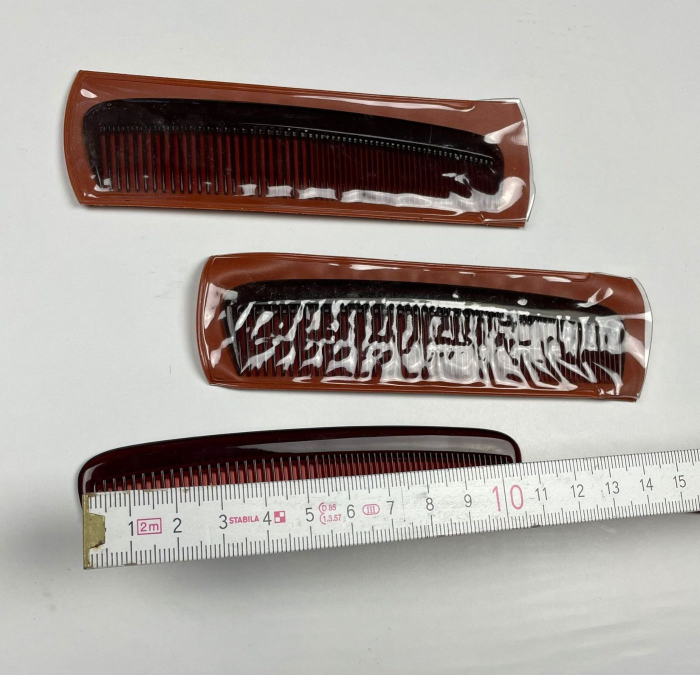 Altro per la cura dei capelli: 3x Haarkam mit Schutzhülle – Nuovo e nell'imballaggio originale da Wängi venduto da LiqKojote 1