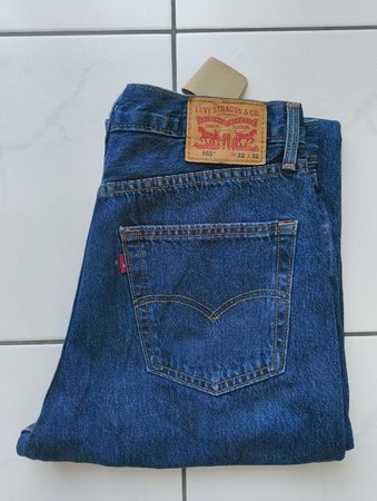 Levi's 565 Jeans W32 L32 dunkelblau neu