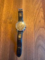Tommy Hilfiger Herrenuhr – schwarzes Lederarmband
