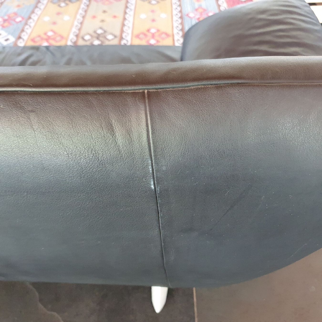 Divani: Rolf Benz Sofa 2er 4100 feines Leder schwarz – Usato da Sirnach venduto da Lemon04 4