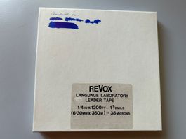 Revox Leader Tape 1/4 Zoll 1200 Fuss 38 Mikron neu