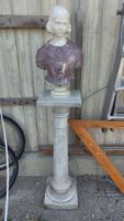 Büste mit Sockel Marmor signiert 1911