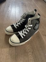 Kingsland Olive Green Hi-Top Sneakers, Size 39, Crown