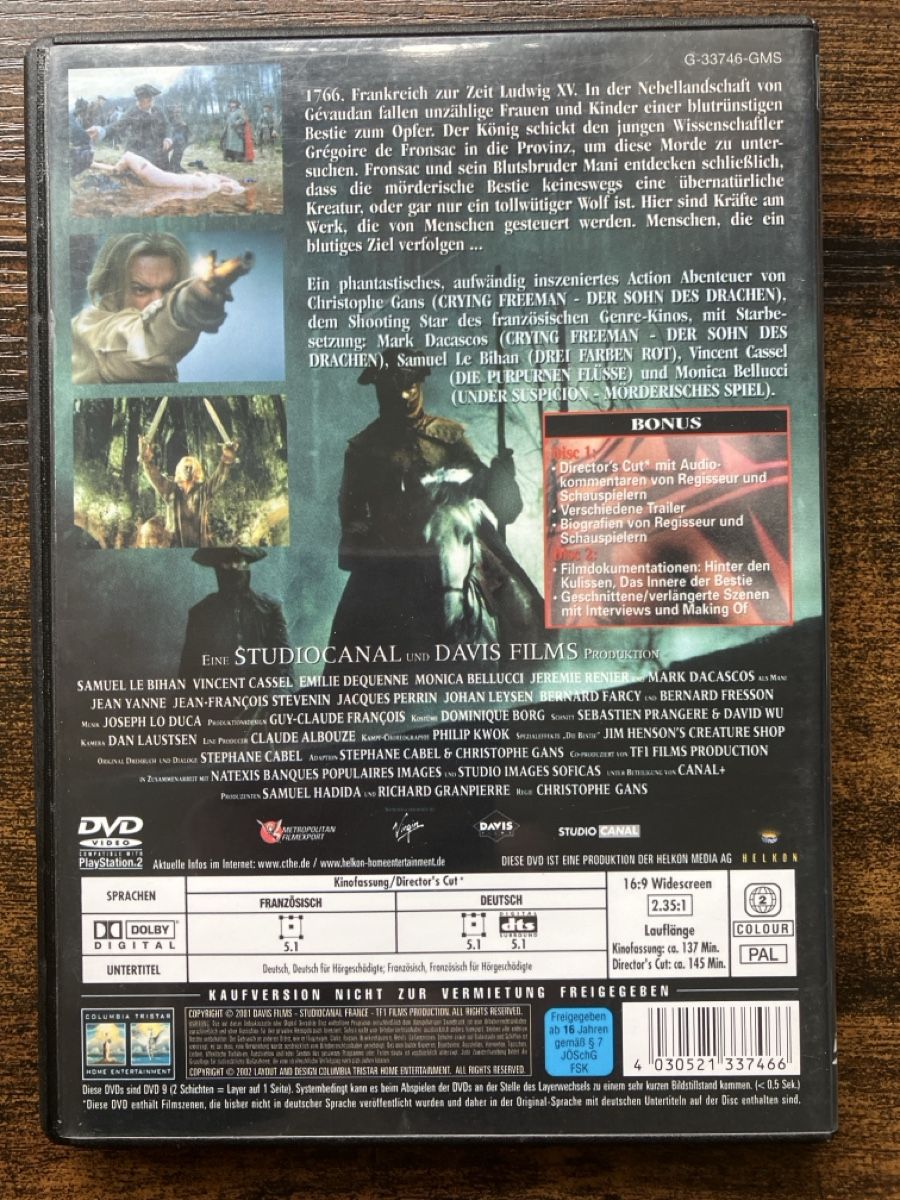 Tutti i DVDs: Packt der Wölfe DVD – Usato da Glarus venduto da Jhuber78 1