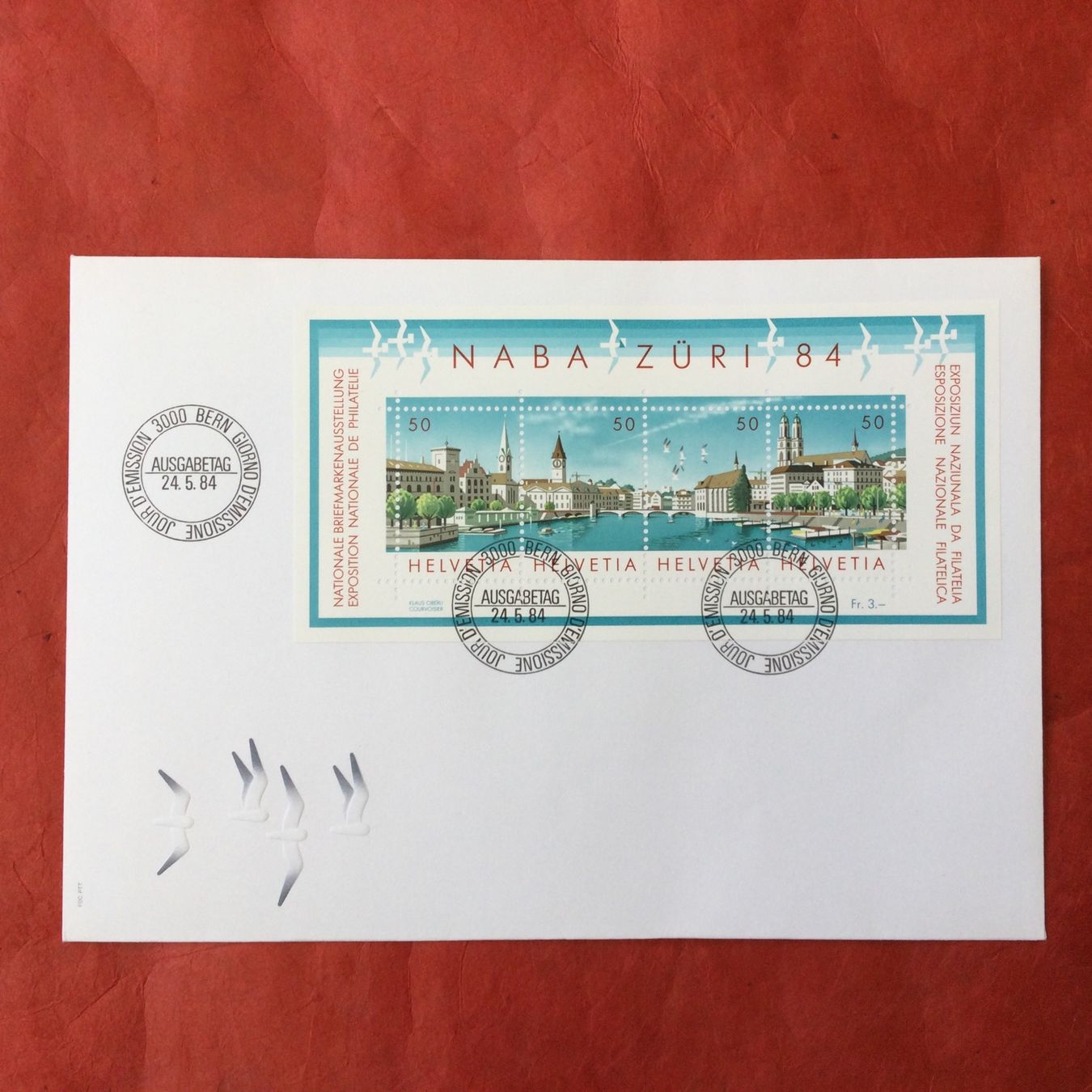 Alle Briefmarken: FDC NABA Zürich 1984 Nr. W64 – Gebraucht aus S. Pietro von bro_jjl9