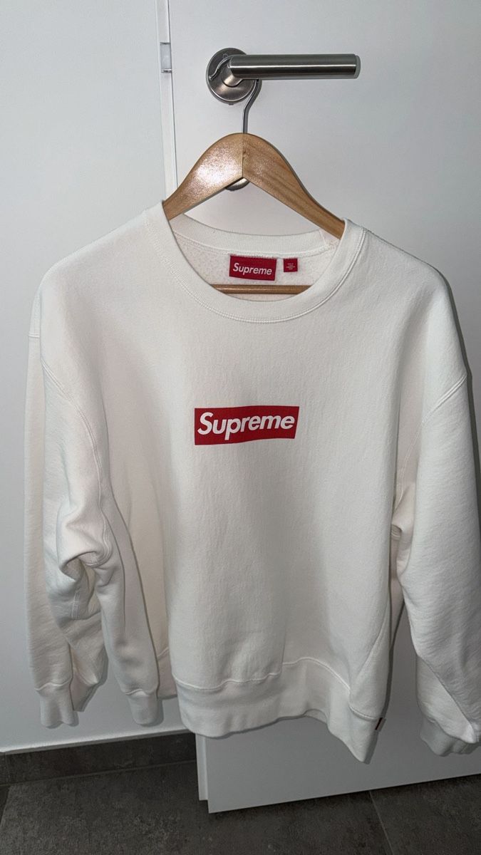 Maglioni & Felpe: Supreme box logo white  – Nuovo (secondo la descrizione) da Giubiasco venduto da GoldstarLord