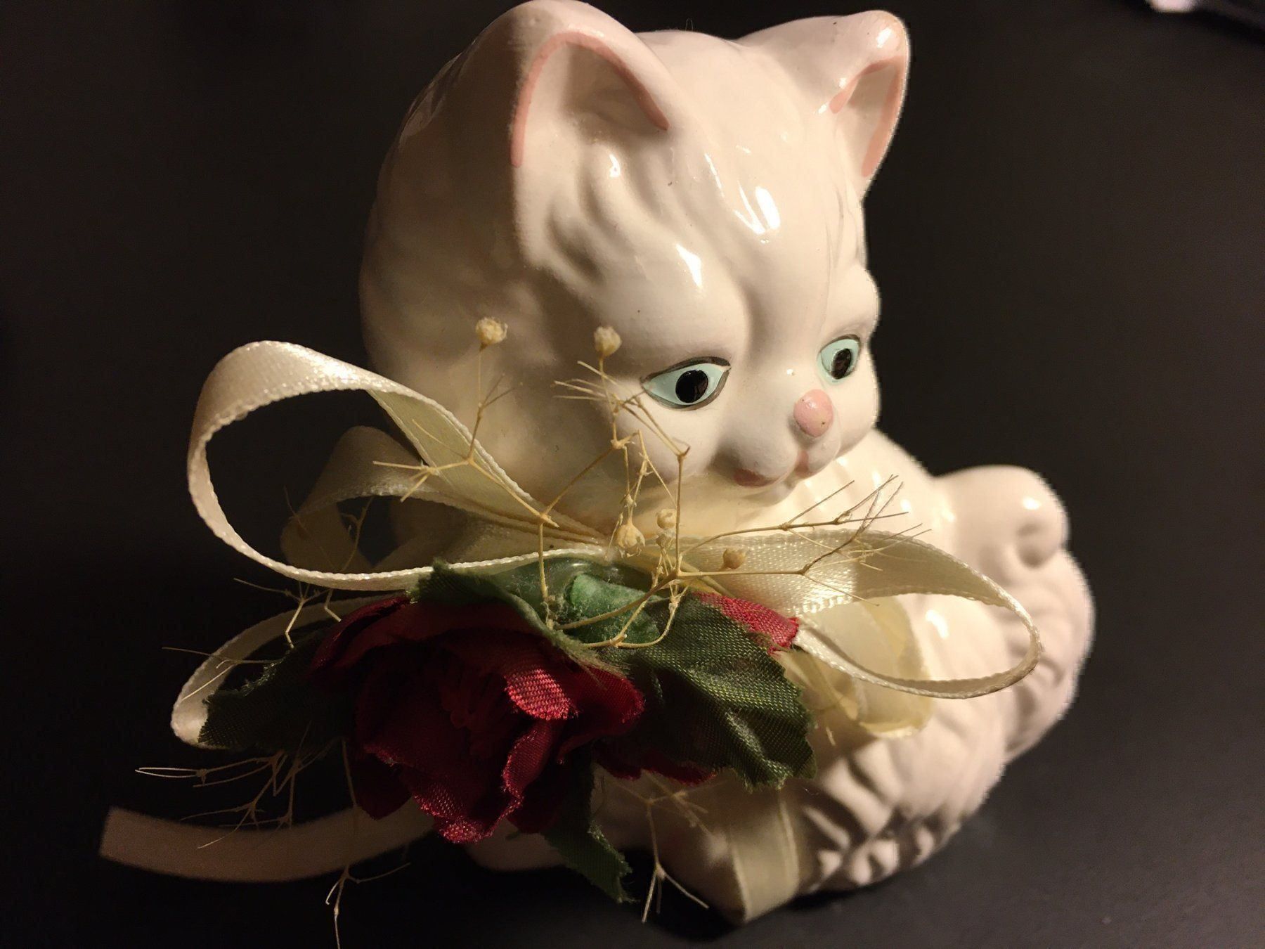 Statuette: Kleine Katze Figur Keramik Deko – Usato da Hinwil venduto da RomRay 4