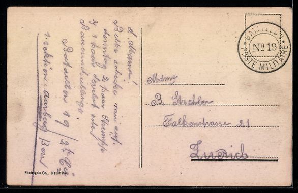 Ansichtskarten: AK Aarberg, Ortsansicht mit Kirche – Gebraucht aus Berlin von bartko-reher 1