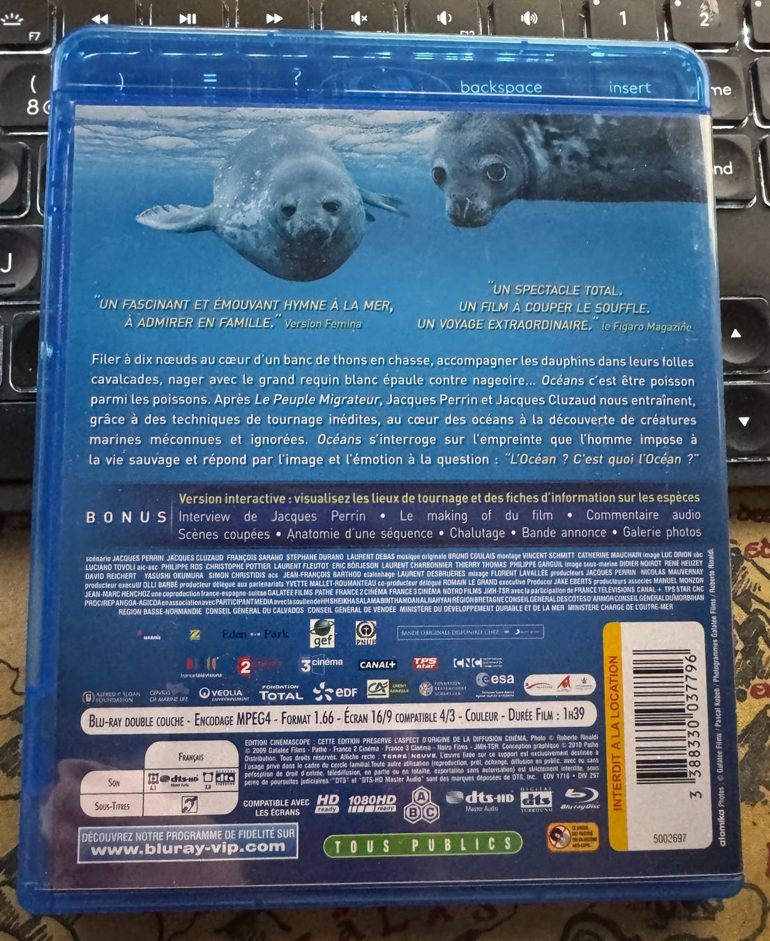 Tutti i DVDs: Blu-ray Océans (2009) – Usato da Semsales venduto da __Florian__ 2